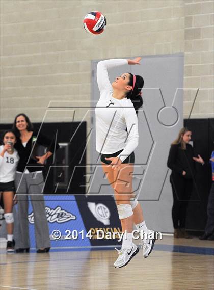 Thumbnail 1 in Saddleback Valley Christian vs. Sacred Heart Cathedral (CIF State D3 Finals) photogallery.