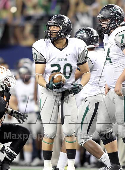 Thumbnail 1 in Lancaster vs. Cedar Park (UIL 4A Division 2 Final) photogallery.