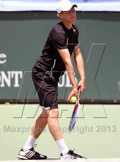 Thumbnail 2 in CIF SoCal Regional Team Tennis Championships photogallery.