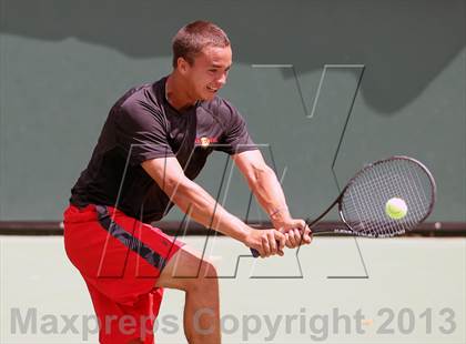 Thumbnail 3 in CIF SoCal Regional Team Tennis Championships photogallery.