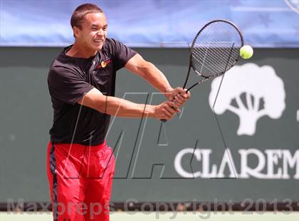 Thumbnail 2 in CIF SoCal Regional Team Tennis Championships photogallery.