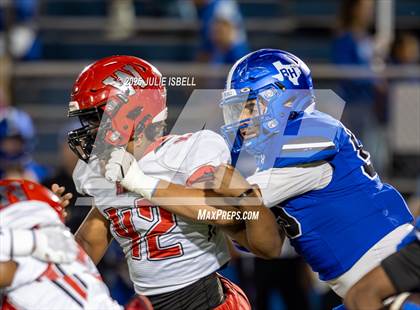 Thumbnail 2 in Waltrip @ Barbers Hill (UIL 5A D1 Football BiDistrict) photogallery.