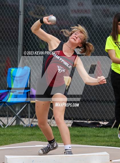 Thumbnail 1 in CHSAA Track and Field 5A Championships (Girls Shot Put) photogallery.