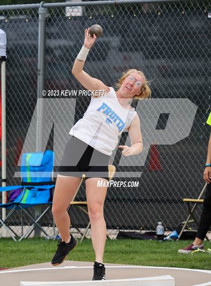 Thumbnail 3 in CHSAA Track and Field 5A Championships (Girls Shot Put) photogallery.