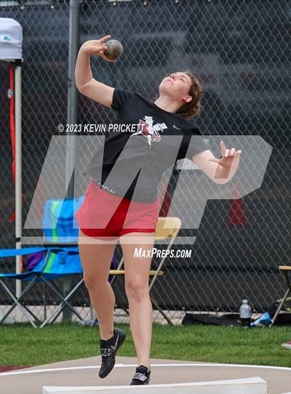 Thumbnail 3 in CHSAA Track and Field 5A Championships (Girls Shot Put) photogallery.