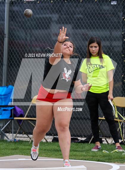 Thumbnail 3 in CHSAA Track and Field 5A Championships (Girls Shot Put) photogallery.