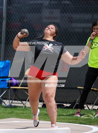 Thumbnail 2 in CHSAA Track and Field 5A Championships (Girls Shot Put) photogallery.