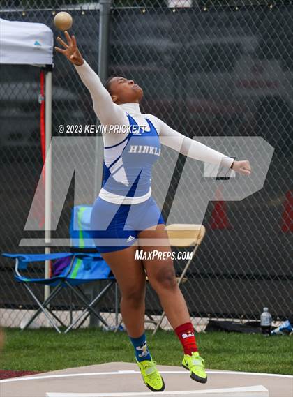 Thumbnail 2 in CHSAA Track and Field 5A Championships (Girls Shot Put) photogallery.