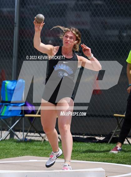 Thumbnail 3 in CHSAA Track and Field 5A Championships (Girls Shot Put) photogallery.