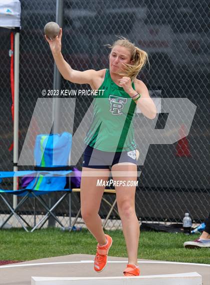 Thumbnail 2 in CHSAA Track and Field 5A Championships (Girls Shot Put) photogallery.