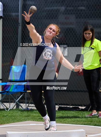 Thumbnail 3 in CHSAA Track and Field 5A Championships (Girls Shot Put) photogallery.