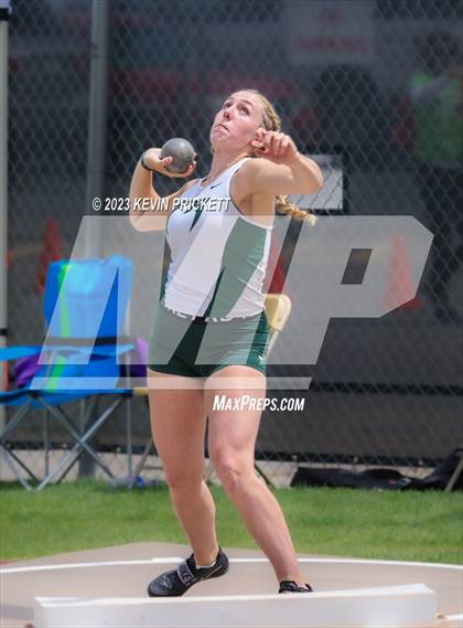 Thumbnail 2 in CHSAA Track and Field 5A Championships (Girls Shot Put) photogallery.