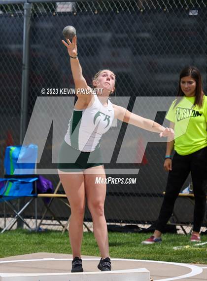 Thumbnail 1 in CHSAA Track and Field 5A Championships (Girls Shot Put) photogallery.