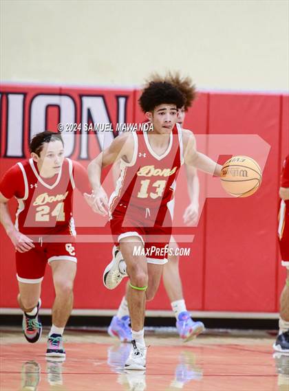 Thumbnail 3 in Leuzinger vs Cathedral Catholic (Take Flight Challenge) photogallery.