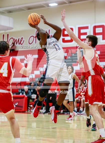 Thumbnail 1 in Leuzinger vs Cathedral Catholic (Take Flight Challenge) photogallery.