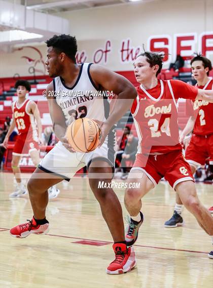 Thumbnail 1 in Leuzinger vs Cathedral Catholic (Take Flight Challenge) photogallery.