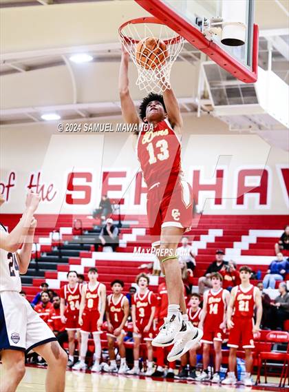 Thumbnail 1 in Leuzinger vs Cathedral Catholic (Take Flight Challenge) photogallery.