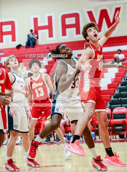 Thumbnail 1 in Leuzinger vs Cathedral Catholic (Take Flight Challenge) photogallery.