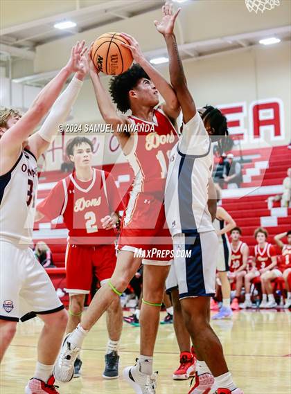 Thumbnail 2 in Leuzinger vs Cathedral Catholic (Take Flight Challenge) photogallery.