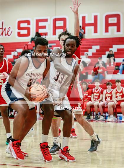 Thumbnail 3 in Leuzinger vs Cathedral Catholic (Take Flight Challenge) photogallery.