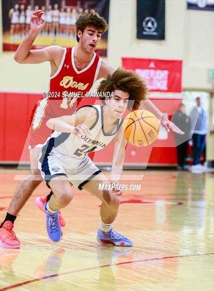 Thumbnail 2 in Leuzinger vs Cathedral Catholic (Take Flight Challenge) photogallery.