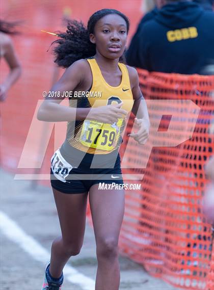 Thumbnail 3 in CIF State Cross Country Championships (Girls D4 Race) photogallery.