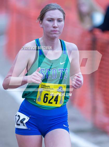 Thumbnail 2 in CIF State Cross Country Championships (Girls D4 Race) photogallery.