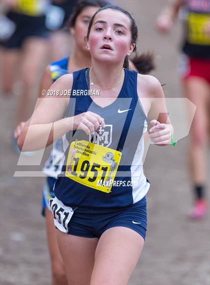 Thumbnail 2 in CIF State Cross Country Championships (Girls D4 Race) photogallery.