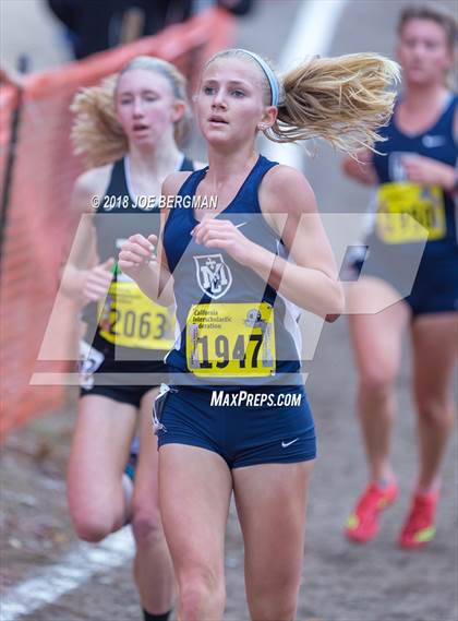 Thumbnail 2 in CIF State Cross Country Championships (Girls D4 Race) photogallery.