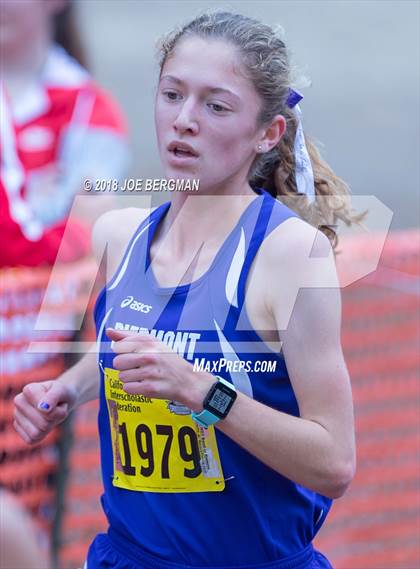 Thumbnail 1 in CIF State Cross Country Championships (Girls D4 Race) photogallery.