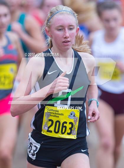 Thumbnail 2 in CIF State Cross Country Championships (Girls D4 Race) photogallery.