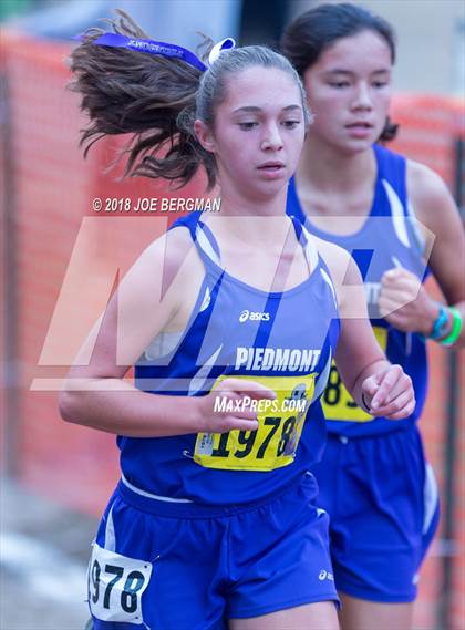 Thumbnail 1 in CIF State Cross Country Championships (Girls D4 Race) photogallery.
