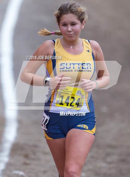 Thumbnail 3 in CIF State Cross Country Championships (Girls D4 Race) photogallery.