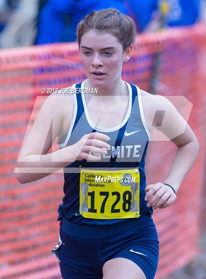 Thumbnail 1 in CIF State Cross Country Championships (Girls D4 Race) photogallery.
