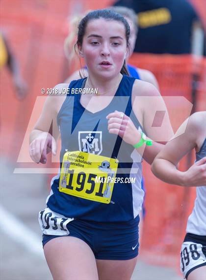 Thumbnail 2 in CIF State Cross Country Championships (Girls D4 Race) photogallery.