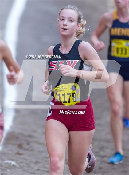 Thumbnail 2 in CIF State Cross Country Championships (Girls D4 Race) photogallery.