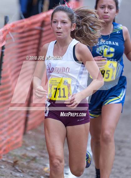 Thumbnail 2 in CIF State Cross Country Championships (Girls D4 Race) photogallery.