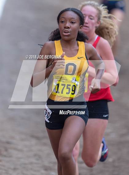 Thumbnail 3 in CIF State Cross Country Championships (Girls D4 Race) photogallery.