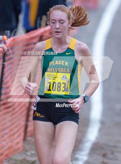 Thumbnail 1 in CIF State Cross Country Championships (Girls D4 Race) photogallery.