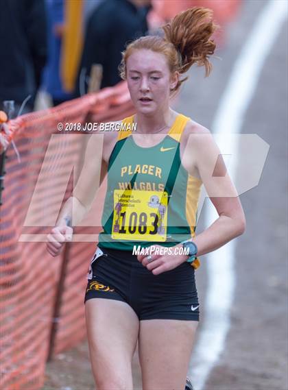 Thumbnail 3 in CIF State Cross Country Championships (Girls D4 Race) photogallery.