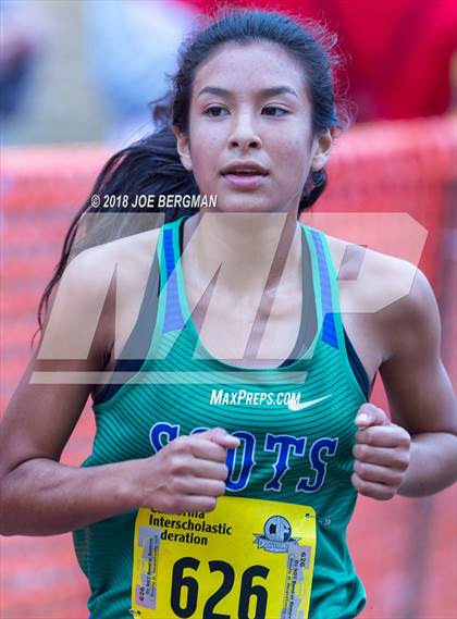 Thumbnail 2 in CIF State Cross Country Championships (Girls D4 Race) photogallery.