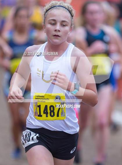 Thumbnail 3 in CIF State Cross Country Championships (Girls D4 Race) photogallery.