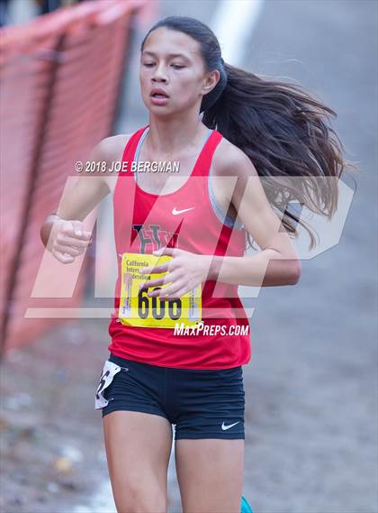 Thumbnail 2 in CIF State Cross Country Championships (Girls D4 Race) photogallery.