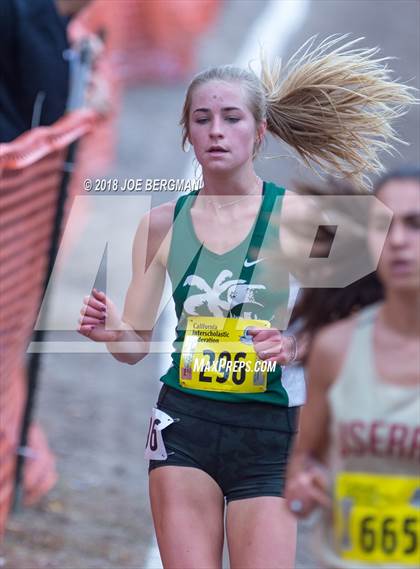 Thumbnail 3 in CIF State Cross Country Championships (Girls D4 Race) photogallery.