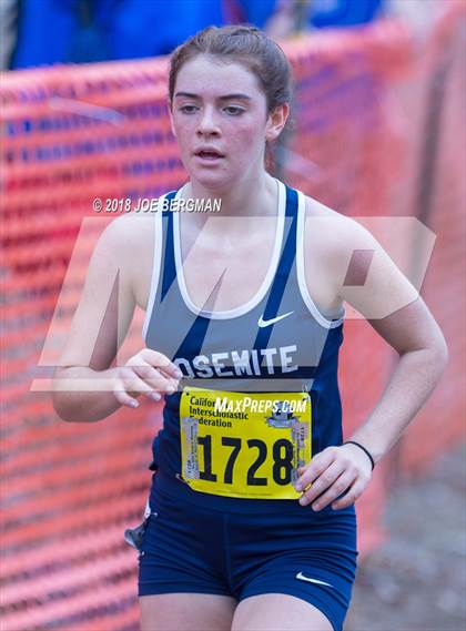 Thumbnail 3 in CIF State Cross Country Championships (Girls D4 Race) photogallery.