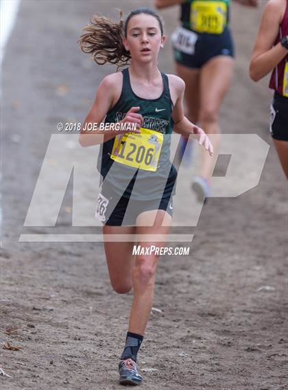 Thumbnail 2 in CIF State Cross Country Championships (Girls D4 Race) photogallery.