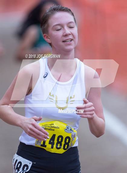 Thumbnail 1 in CIF State Cross Country Championships (Girls D4 Race) photogallery.