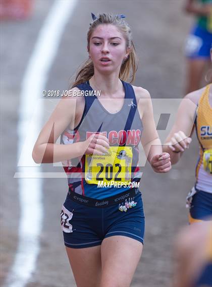 Thumbnail 3 in CIF State Cross Country Championships (Girls D4 Race) photogallery.