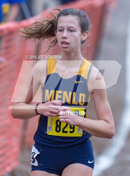 Thumbnail 2 in CIF State Cross Country Championships (Girls D4 Race) photogallery.
