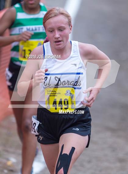 Thumbnail 3 in CIF State Cross Country Championships (Girls D4 Race) photogallery.